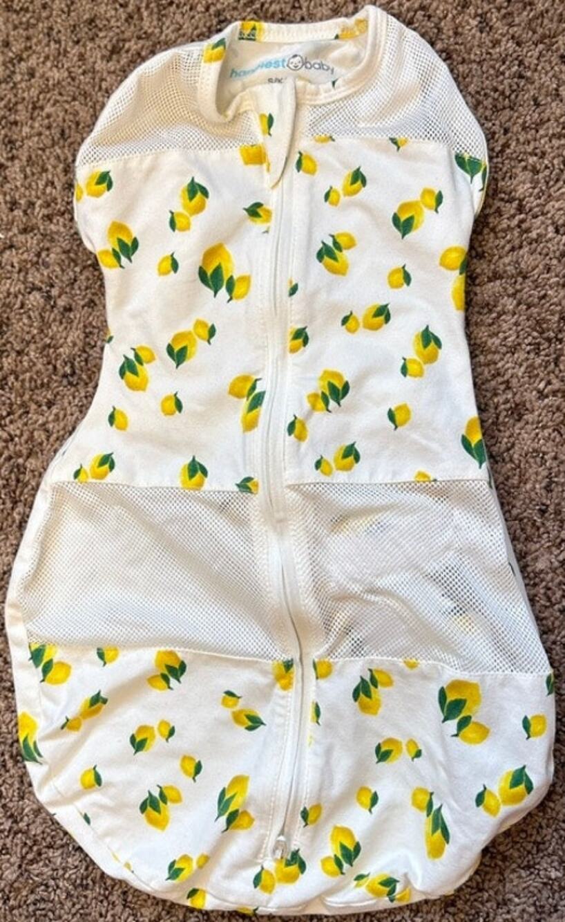 Happiest Baby Sleepea 5-Second Organic Cotton Baby Swaddle Blanket Size Small